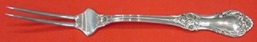 Wild Rose By International Sterling Silver Spinach Fork 7 1/4" Custom Serving