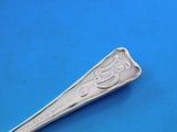 Lap Over Edge Acid Etched by Tiffany & Co Sterling Butter Spreader FH 6" Leaves