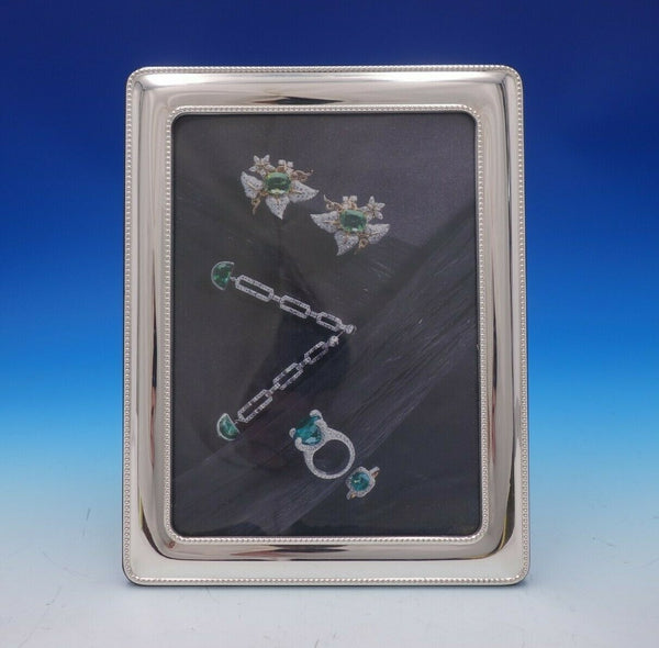 Perles by Christofle Sterling Silver Picture Frame For 5" x 7" Never Used #4929
