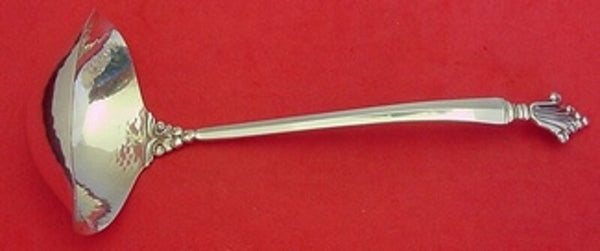 Acanthus by Georg Jensen Sterling Silver Gravy Ladle w/ Spouts Hand Hammered 8"
