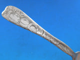 Lap Over Edge Acid Etched by Tiffany Sterling Silver Regular Fork Apricot 7 1/4"