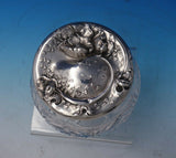 Floral by Unger Sterling Silver Powder Jar with Cut Crystal 3 1/4" Tall (#5154)