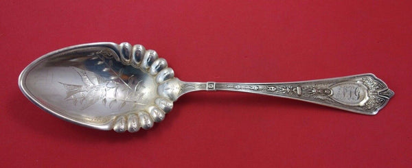 Cleopatra by Schulz and Fischer Sterling Berry Spoon Bird in Bowl BC 9"