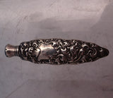 Heraldic by Whiting Sterling Silver Perfume Vial with Pierced Cap #1912 (#8743)