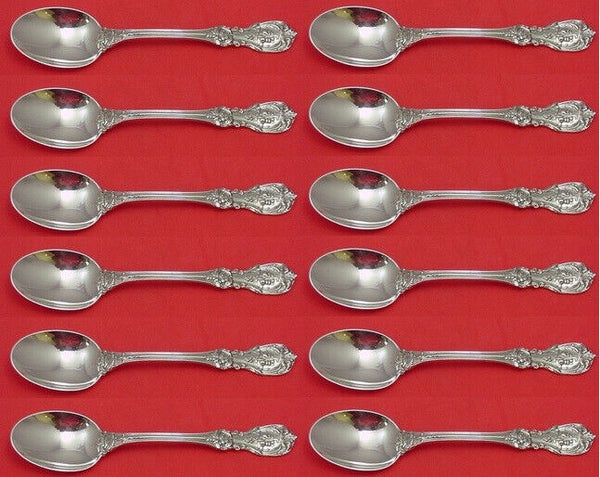 Francis I by Reed & Barton Script Sterling Silver Place Soup Spoon 6 3/4" Set 12