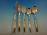 Summer Song by Lunt Sterling Silver Flatware Set For 12 Service 63 Pieces