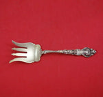 Douvaine by Unger Sterling Silver Nouveau Hors D' Oeuvre Fork Gold Washed 5 1/4"