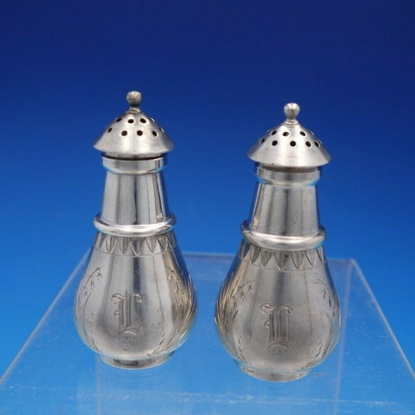 Lily of the Valley by WK Vanderslice Sterling Silver Salt and Pepper Set (#4470)