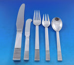 Parallel by Georg Jensen Sterling Silver Flatware Set for 12 Service 64 pieces