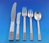 Parallel by Georg Jensen Sterling Silver Flatware Set for 12 Service 64 pieces