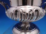 Italian .800 Silver Ice Bucket with Tongs 6 3/4" x 6 1/2" 23 ozt. (#4295)