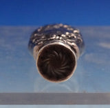Heraldic by Whiting Sterling Silver Perfume Vial with Pierced Cap #1912 (#8743)
