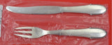 Beaded by Georg Jensen Sterling Silver Fruit Set 2pc Knife Fork AS 6 3/8" New