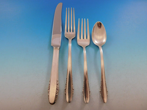 Festival by Lunt Sterling Silver Regular Size Place Setting(s) 4-Piece Vintage