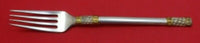 Aegean Weave Gold by Wallace Sterling Silver Regular Fork 8" Flatware New