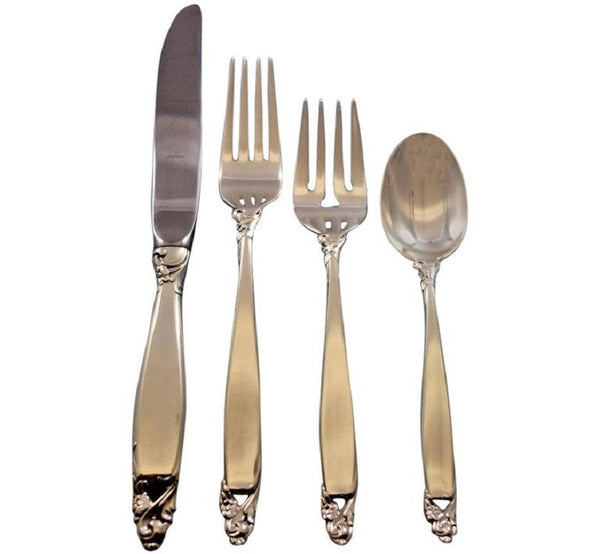 Counterpoint by Lunt Sterling Silver Flatware Set for 8 Service 38 pieces