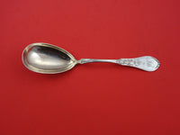 Spray by Durgin Coin Silver Berry Spoon Gold washed 8 1/2" Antique Ovoid