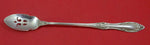 Wild Rose By International Sterling Olive Spoon Pierced Long 7 1/4" Custom