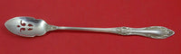 Wild Rose By International Sterling Olive Spoon Pierced Long 7 1/4" Custom