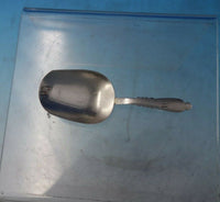 Russian .84 Silver Tea Caddy Spoon / Scoop HH Engraved Flowers 3 3/8" (#6085)