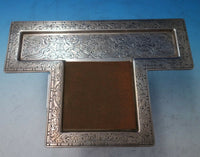 McChesney Co. Sterling Silver Desk Set 8-Piece with Marble and Granite (#5599)