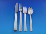 Bernadotte by Georg Jensen Silverplated Flatware Set For 8 Service 63 Pieces