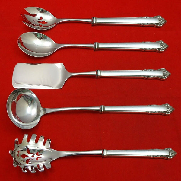 English Shell by Lunt Sterling Silver Hostess Serving Set 5pc HH WS Custom