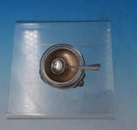 Bougainville by Hacker and Hermann Silverplate Salt Dip with Spoon Set (#5068)