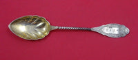 Coin Silver by Hotchkiss and Schreuder Coin Silver Ice Cream Spoon GW Fluted