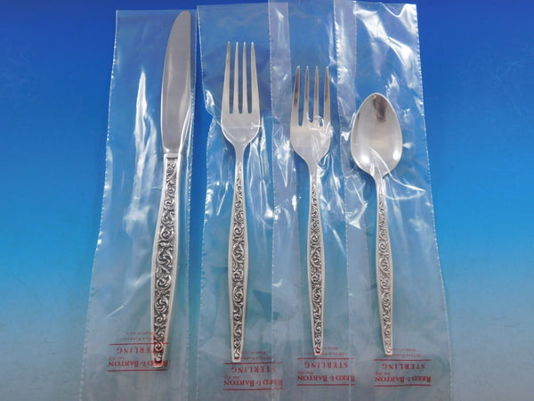 Renaissance Scroll by Reed and Barton Sterling Silver Flatware Set 35 pieces New
