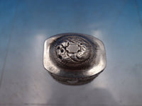 Dutch .833 Silver Box with Band of Stamped Design 1 5/8" x 1 3/8" (#6693)