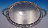 Repousse by Kirk Sterling Silver Tea Tray w/Diaper Work and Presentation (#8907)