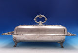 Grande Baroque by Wallace Silverplate Vegetable Server Dish Covered Double #8481