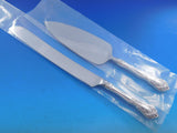 Chateau Rose by Alvin Sterling Silver Wedding Cake Set Server 2pc Custom Made HH