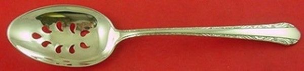 Chased Romantique by Alvin Sterling Silver Serving Spoon Pierced 9-Hole Custom
