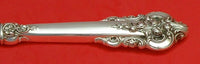 Grande Baroque By Wallace Sterling Silver Serving Spoon Pierced Original 8 3/4"
