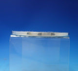 Webster Glass Trivet with Sterling Silver Overlay Floral 6" (#5418)