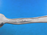 Lap Over Edge Acid Etched by Tiffany Sterling Fish Fork 3 Fish Seaweed 6 1/2"