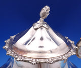 Rosebud by Eugen Ferner German Sterling Silver Tea Set 4pc 1957 76.1 ozt. #8875