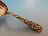 Repousse by Kirk Sterling Silver Tea Caddy Spoon Fluted 4 1/4" Antique