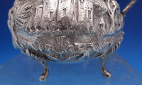 Baltimore Rose by Schofield Sterling Silver Sugar Creamer Set 2pc (#8479)