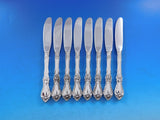 Royal Rose by Wallace Sterling Silver Butter Spreader HH Modern Set 12 pcs