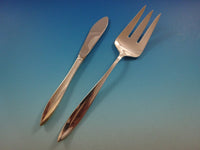Esprit by Gorham Sterling Silver Flatware Set 12 Service 54 PC Midcentury Modern