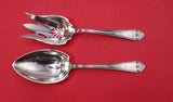 Betty Alden by Reed and Barton Sterling Salad Serving Set 2pc Fancy Pcd 9 1/2"