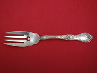Les Cinq Fleurs by Reed and Barton Sterling Salad Fork Wavy Shoulders w/ Heart