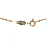 14k Gold Deco Style Large 43ct Genuine Natural Madeira Citrine Necklace (#J6239)