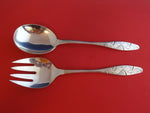 Diamant aka Diamond by A. Dragsted Sterling Silver Salad Set 2pc AS 9 3/4"