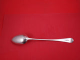 English Georgian Sterling Silver Straining Spoon London 1802 pierced 12 1/8"