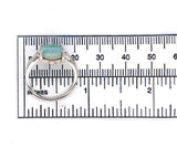 14k Gold 3.04 Carat Australian Genuine Natural Opal and Diamond Ring (#J6456)
