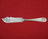 Number 43 by Towle Sterling Silver Master Butter FH Bright-Cut Flowers No Bend